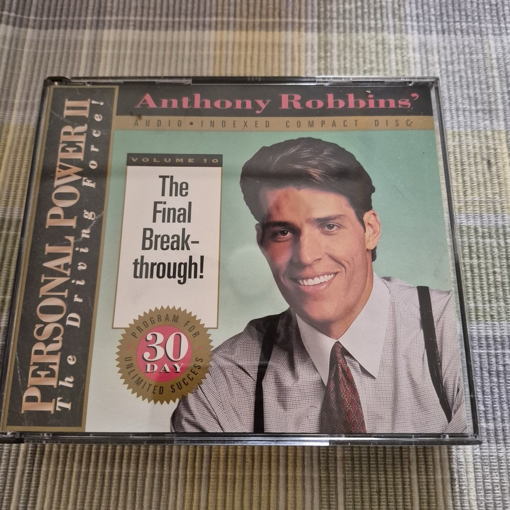✅Anthony Robbins Personal Power II The Final Breakthrough Audio CD 19&20#️⃣0778